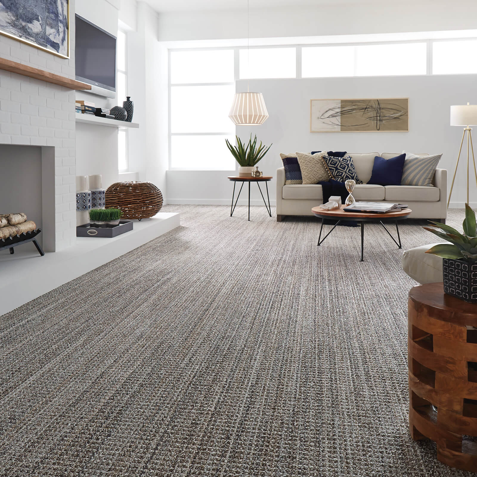 Spacious living room | West River Carpets