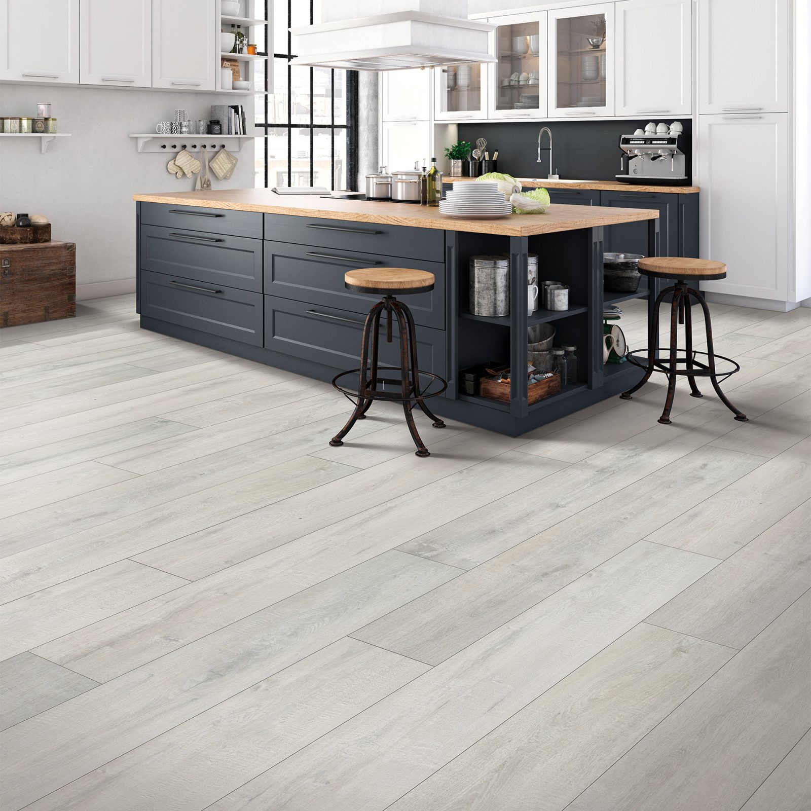 Countertop with Laminate flooring | West River Carpets