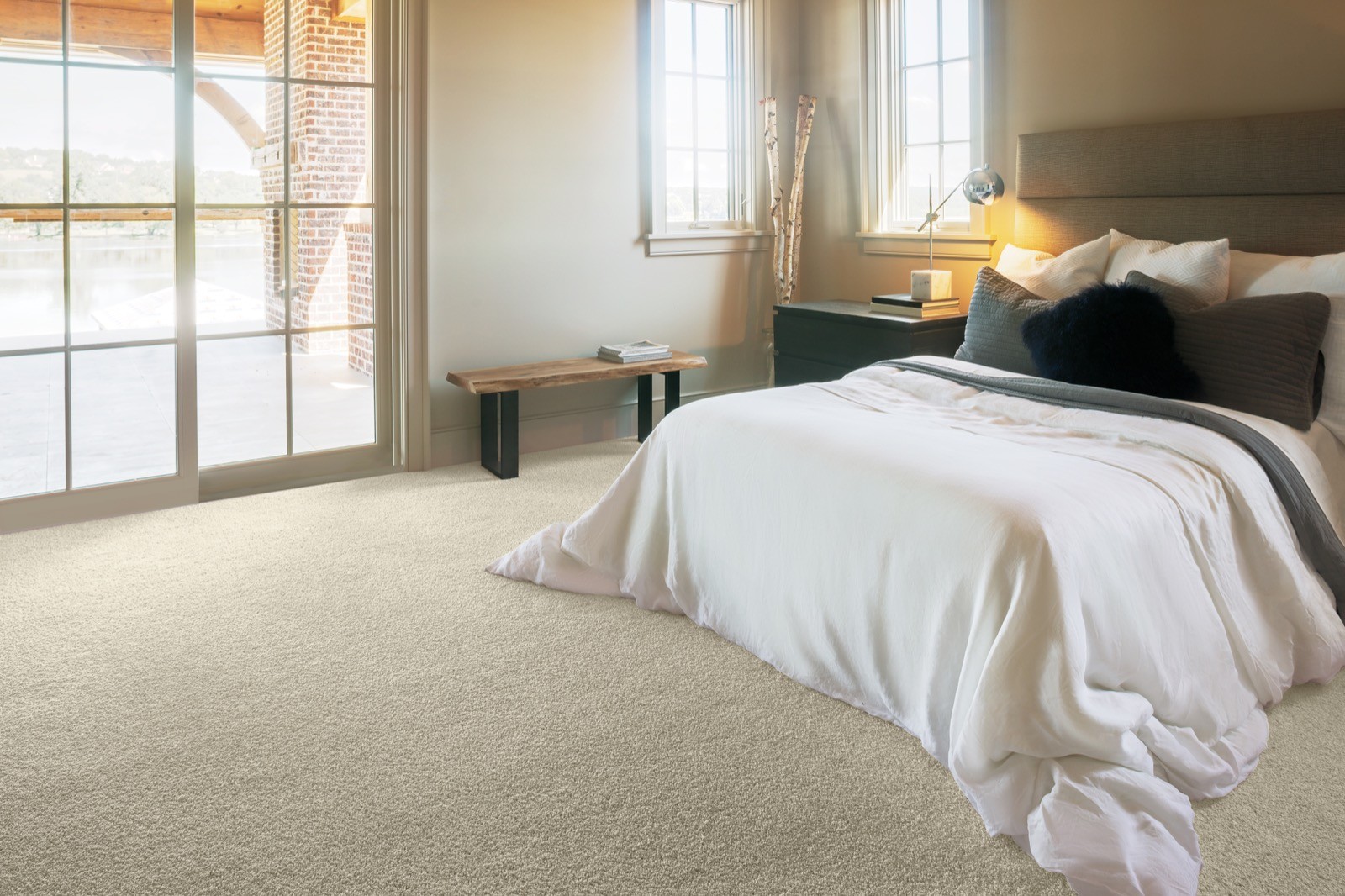 Bedroom Carpet flooring | West River Carpets