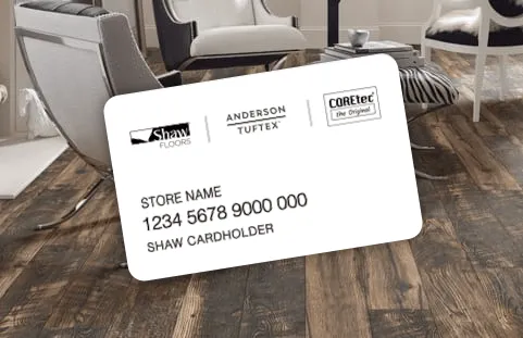 Financing card | West River Carpets